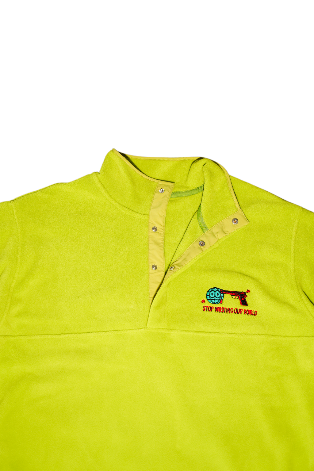 W8STED WRLD NEON FLEECE